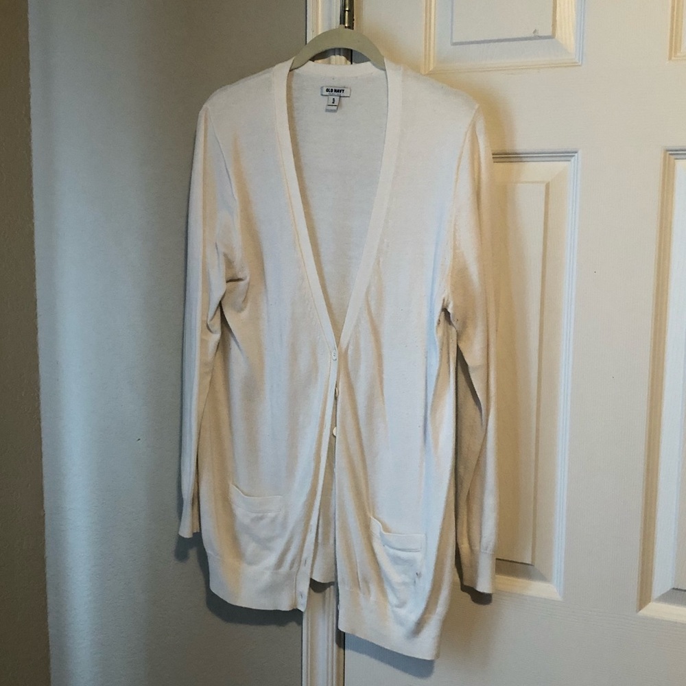 Old Navy Cream Cardigan